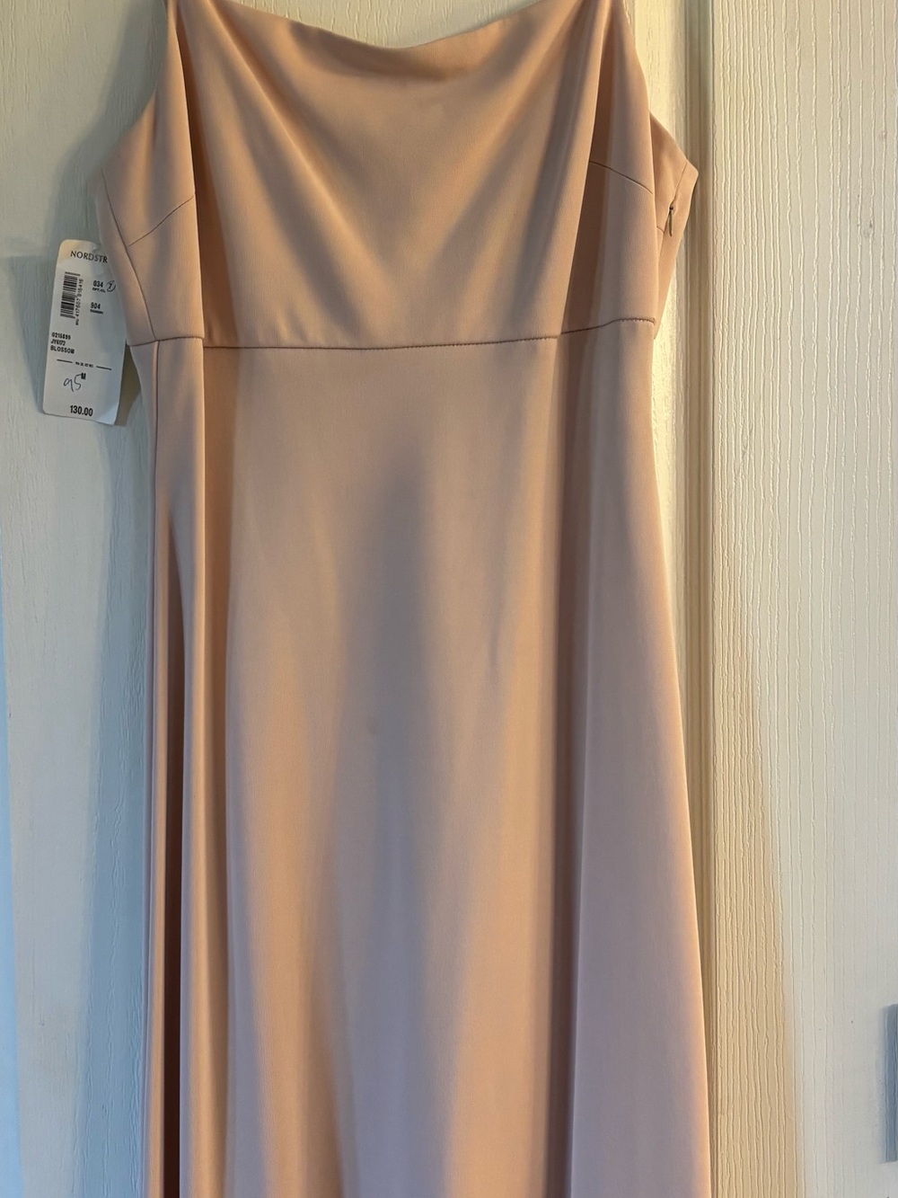 Elegant Women's Blush Pink  Dress